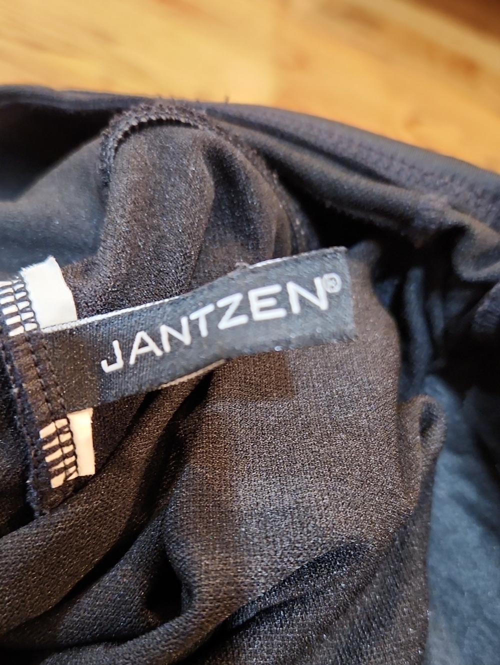 Jantzen Black Swimdress with Supportive Fit - Picture 4 of 4